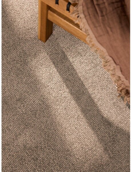 Béžový ručně tkaný kulatý koberec s příměsí vlny ø 160 cm Kari Organic – Villeroy&Boch
