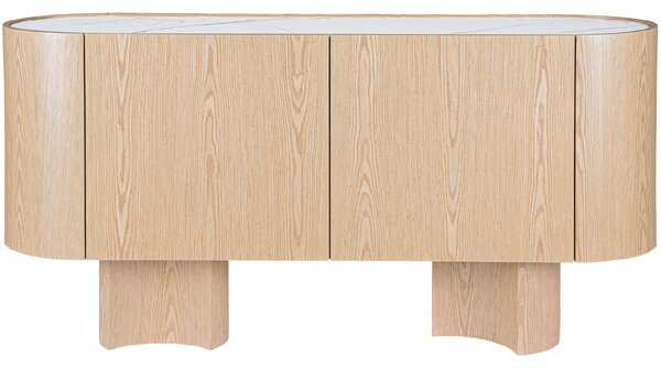 Bizzotto Dřevěná komoda Otilia 160 x 46 cm s keramickou deskou