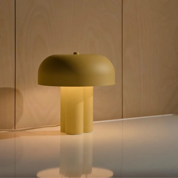 Nordlux Žlutá kovová stolní lampa Sandro