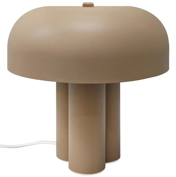 Nordlux Světle hnědá kovová stolní lampa Sandro