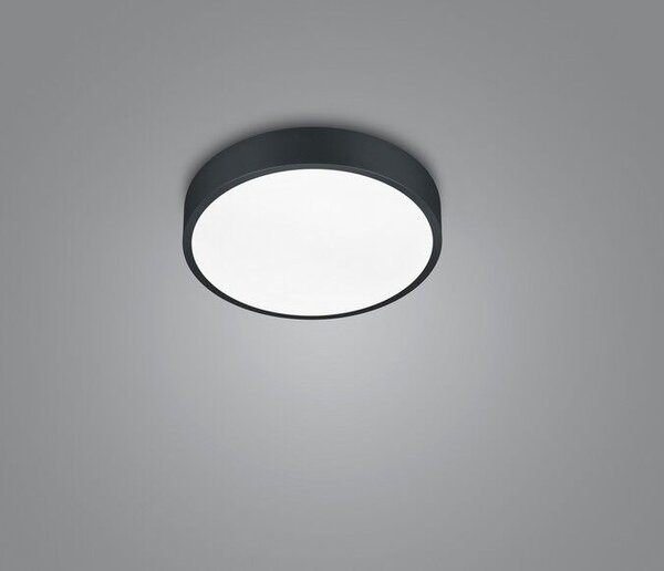 TRIO 627413032 WACO stropní svítidlo SMD LED D310mm 28W/3200lm 2300+3000+4000K černá matná