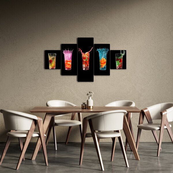 Obraz nápojů (125x70 cm)