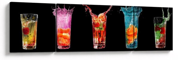 Obraz nápojů (170x50 cm)