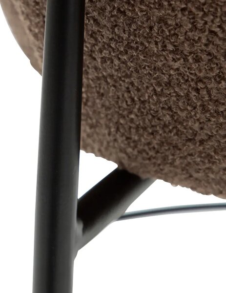 ​​​​​Dan-Form Hnědá bouclé barová židle Orbit 68 cm