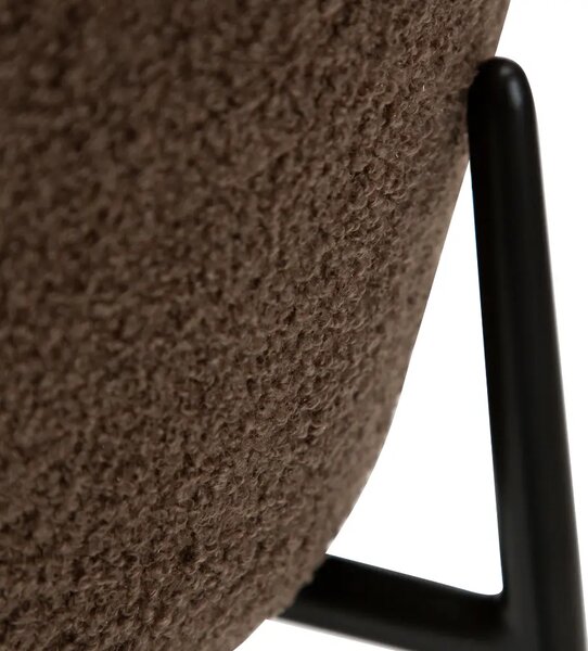 ​​​​​Dan-Form Hnědá bouclé barová židle Orbit 68 cm