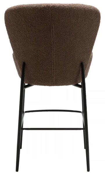 ​​​​​Dan-Form Hnědá bouclé barová židle Orbit 68 cm