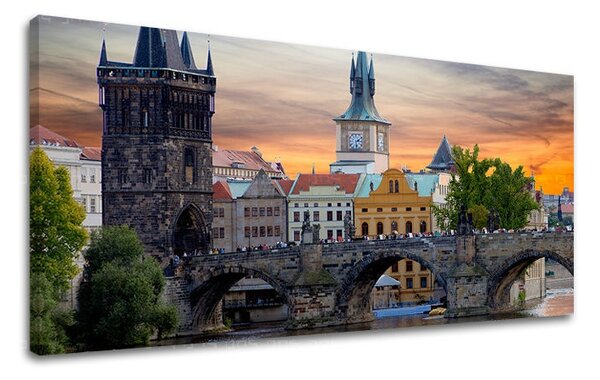 Obraz na stěnu Panoráma MĚSTO PRAHA XOBCZ004E13