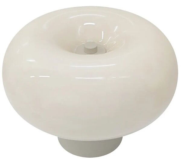 Nordlux Béžová skleněná stolní lampa Malti