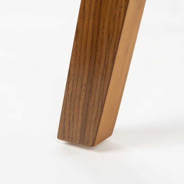 Dutchbone Zelená sametová jídelní židle BLACKWOOD WALNUT