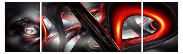 Obraz abstrakce (170x50 cm)