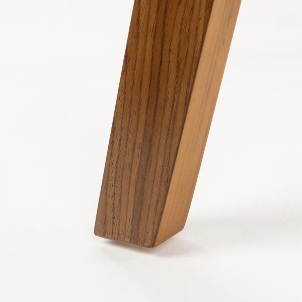 Dutchbone Hnědá sametová jídelní židle BLACKWOOD WALNUT