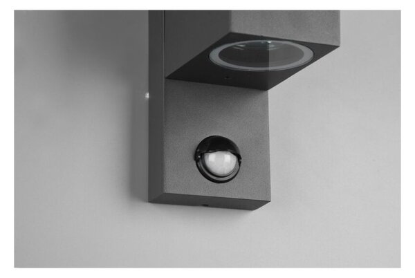 TRIO 214269242 ROYA exteriérové nástěnné svítidlo se senzorem 2xGU10 IP44 antracit