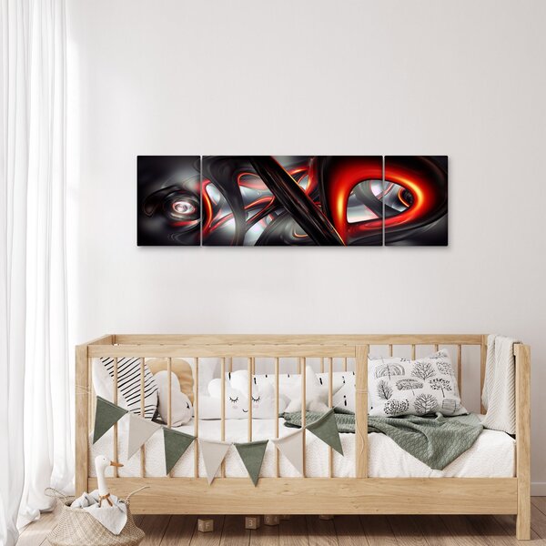 Obraz abstrakce (170x50 cm)