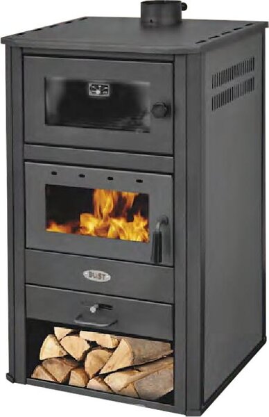 Krbová kamna BLIST BRM s troubou, 12 kW, edá