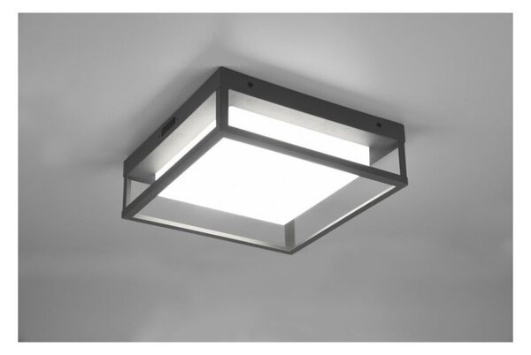 TRIO 677860142 WITHAM exteriérové stropní svítidlo SMD LED V100mm 14W/1550lm 2300+3000+4000K IP54 antracit