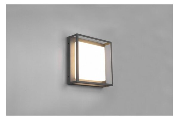 TRIO 677860142 WITHAM exteriérové stropní svítidlo SMD LED V100mm 14W/1550lm 2300+3000+4000K IP54 antracit