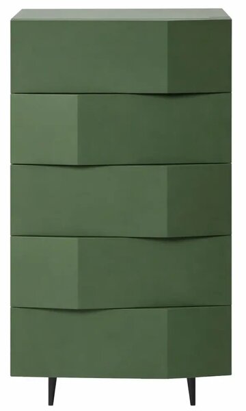 Olivově zelená komoda Marco Barotti Linea Diamond 60 x 45 cm