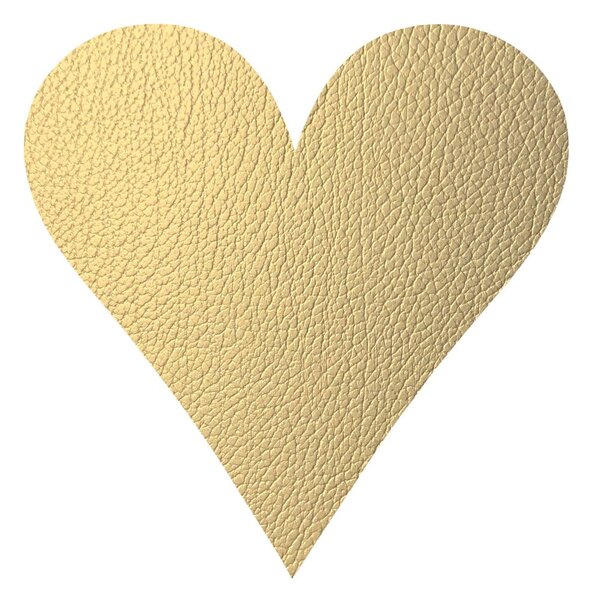 Prostírání z eko kůže 30x30 cm Heart Hippo – LIND DNA