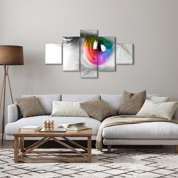 Obraz - Oční duhovka (125x70 cm)