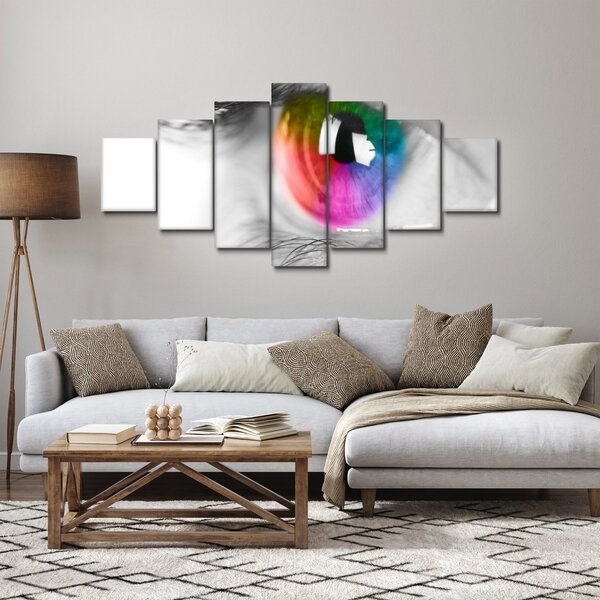 Obraz - Oční duhovka (210x100 cm)