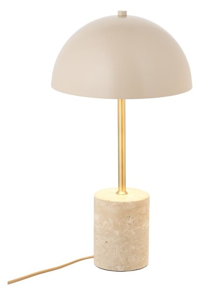 Béžová stolní lampa s kovovým stínidlem (výška 45 cm) Sheffield – House Nordic