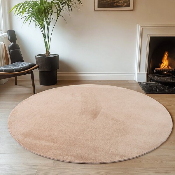 Béžový kulatý koberec ø 120 cm Joy 1400 – Ayyildiz Carpets