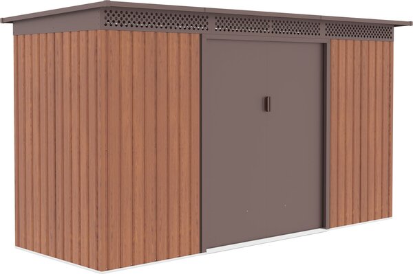 Zahradní domek G21 GRAH 483 - 340 x 142 cm, hndý