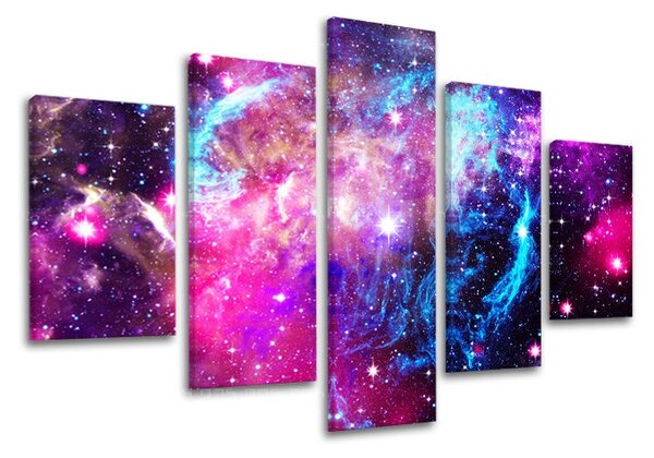 Obraz na stěnu 5 dílný VESMÍR GA003E50