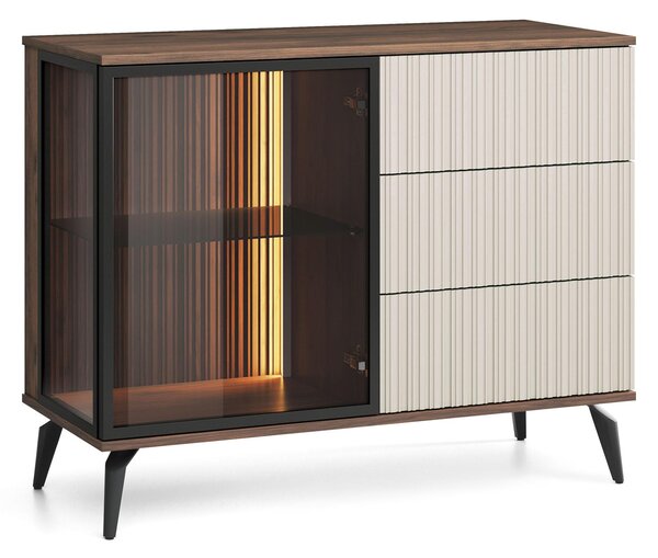 Komoda, kamír/oech warmijský, 103 x 80 x 39 cm