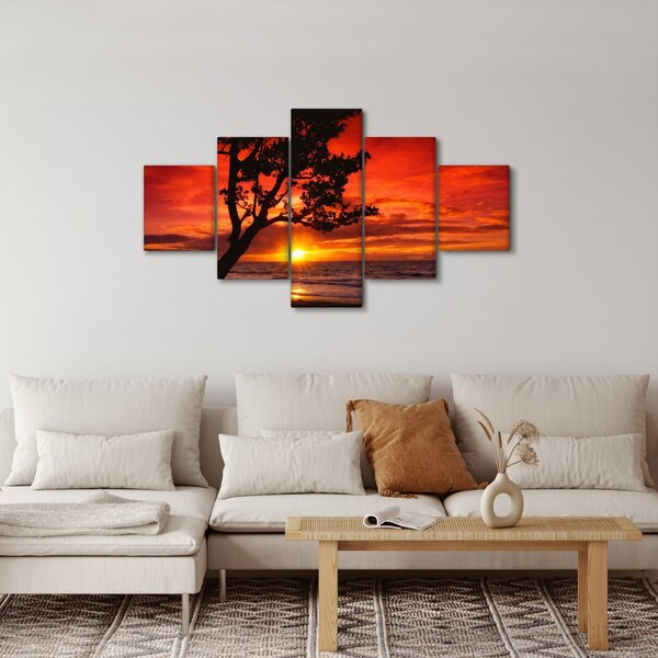 Obraz - Západ slunce (125x70 cm)