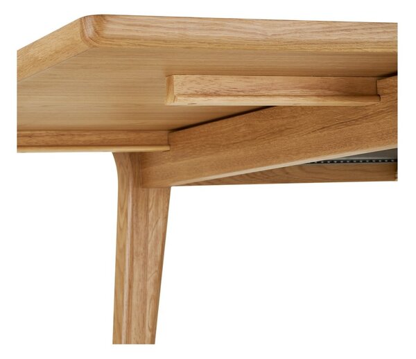 Rozkládací jídelní stůl s přídavnou deskou v dekoru dubu 90x180 cm Darwin – House Nordic