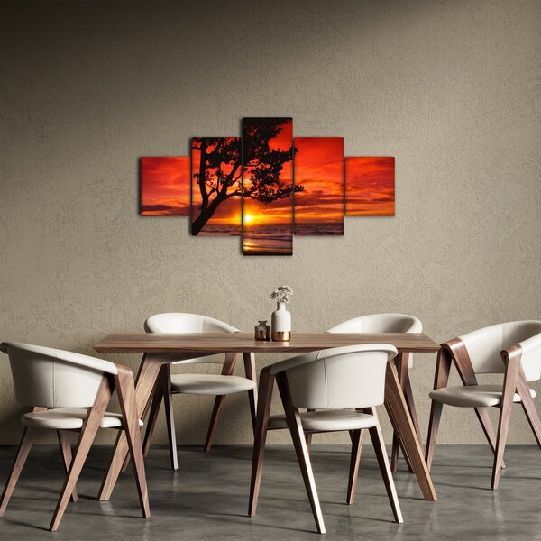 Obraz - Západ slunce (125x70 cm)