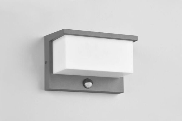 TRIO 240969142 NESTOS venkovní nástěnné svítidlo se senzorem SMD LED 13W/1300lm 3000K IP54 antracitová, bílá
