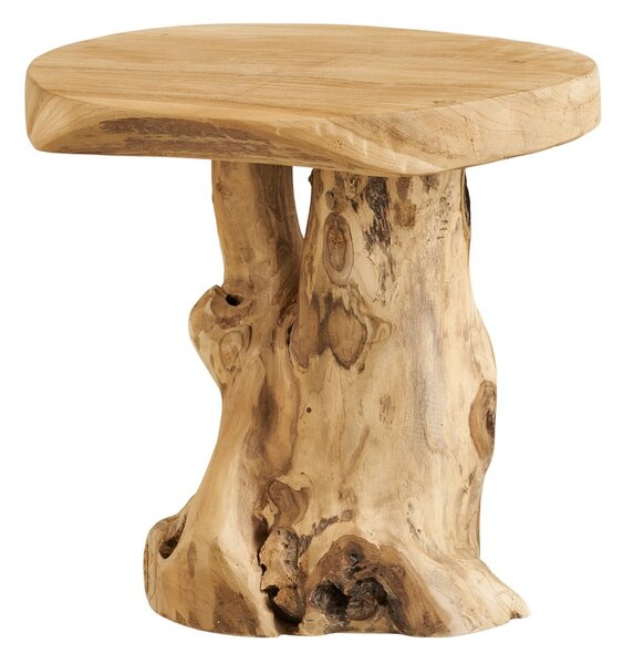 Kulatý odkládací stolek z teakového dřeva ø 40 cm Palena – House Nordic