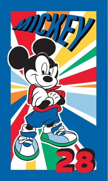 Carbotex Bavlněný froté ručníček 30x50 cm - Frajer Mickey Mouse
