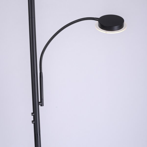 Leuchten Direkt 11709-18 - LED Stmívatelná lampa HANS LED/22W/230V + LED/4W