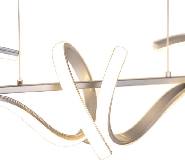 Leuchten Direkt 19033-21 - LED Stmívatelný lustr na lanku CURLS LED/40,8W/230V