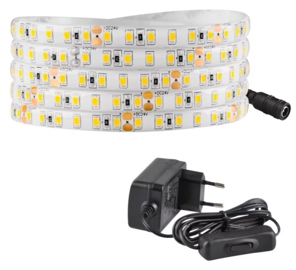 LED Venkovní pásek 3m LED/23W/24V/230V 4000K IP65