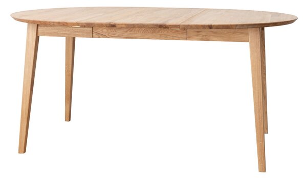 Stůl Orbetello rozkládací, přírodní, masiv dub, 110 - 160 cm