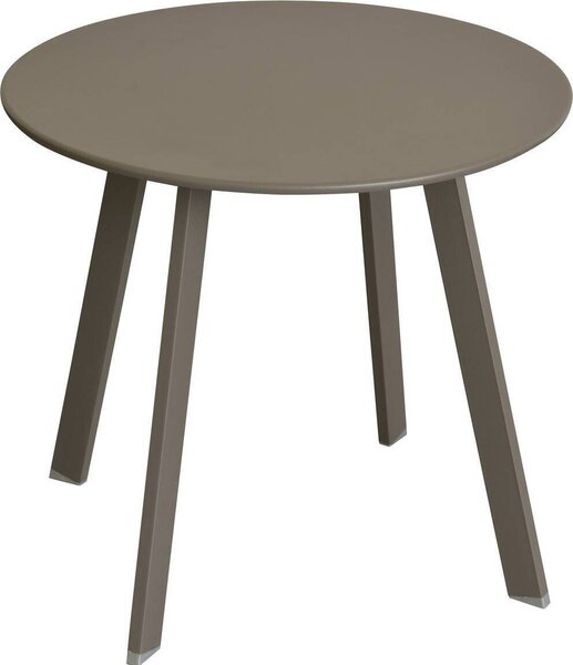 Kulatý zahradní stolek Saona v matné tonce - 50 × 45 cm - Hespéride
