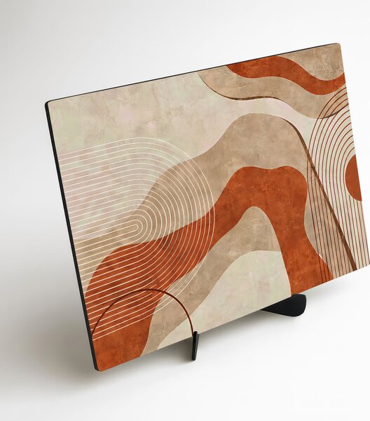 DUBLEZ | Moderní boho obraz - Terra Lines | UV tisk, Premium