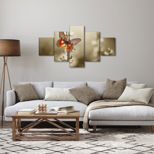 Obraz motýla (125x70 cm)
