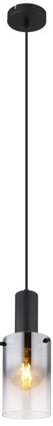 Globo 15907H - Lustr na lanku FLORENTINA 1xE27/40W/230V pr. 12,5 cm černá