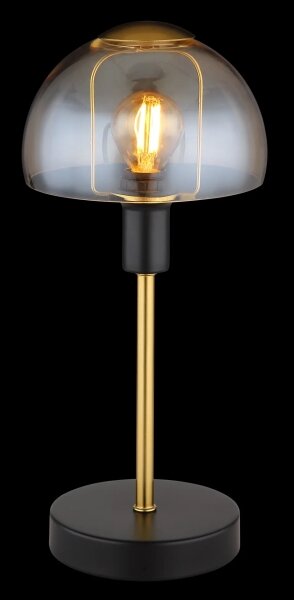 Globo 21914A - Stolní lampa KOKKINI 1xE14/25W/230V černá/zlatá
