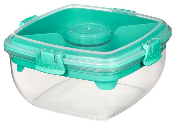 Sistema Krabička na salát To Go 1,1l Barva: ocean blue