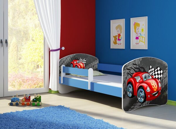 Dětská postel - Car 2 140x70 cm modrá