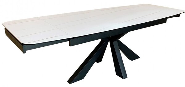 Bílý keramický rozkládací jídelní stůl Miotto Moena 160/200/240 x 76 cm