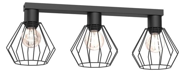Bodové svítidlo LETI 3xE27/15W/230V černá