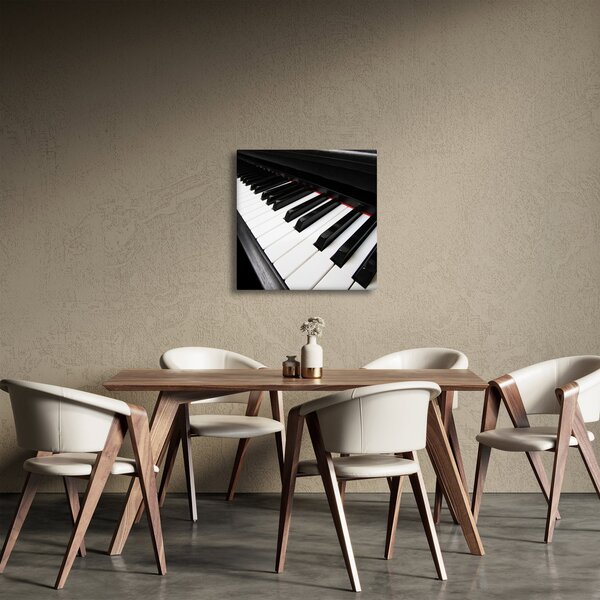 Obraz kláves piána (30x30 cm)