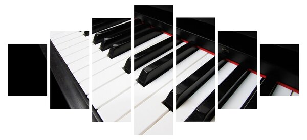 Obraz kláves piána (210x100 cm)